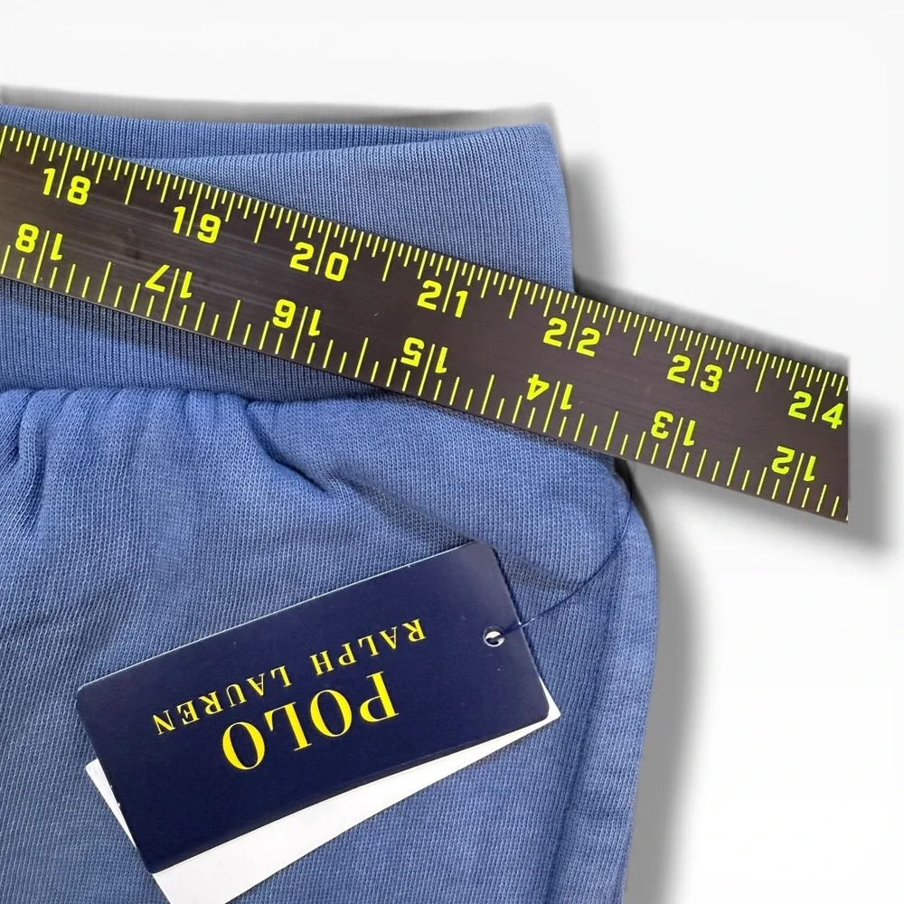 Polo Ralph Lauren Fleece Shorts Men‎ 3XB Clancy Blue Big Pony Logo Lounge $125